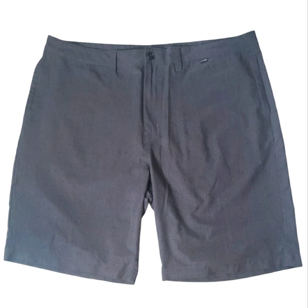 Travis Mathew Grey Golf Shorts. Color Dark Gray, Size 40